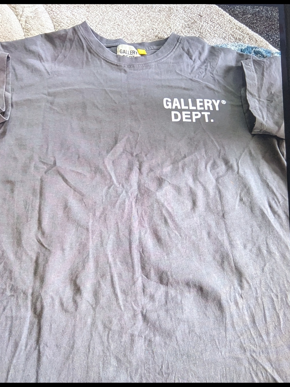 Gallery Dept Gray Short-Sleeve Logo Tee